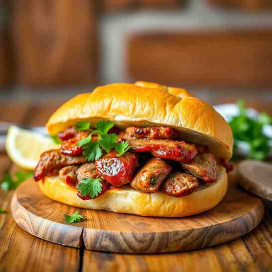 Portuguese Bifana Recipe - Spiced Pork Sandwich